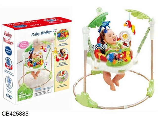 Baby jumping chair with light music package