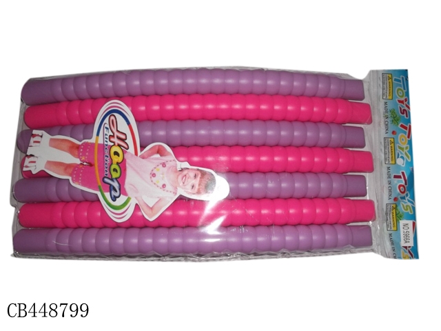 Barbie color 7-section small hula hoop