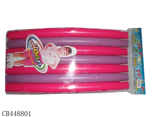 Barbie color 7-section small hula hoop