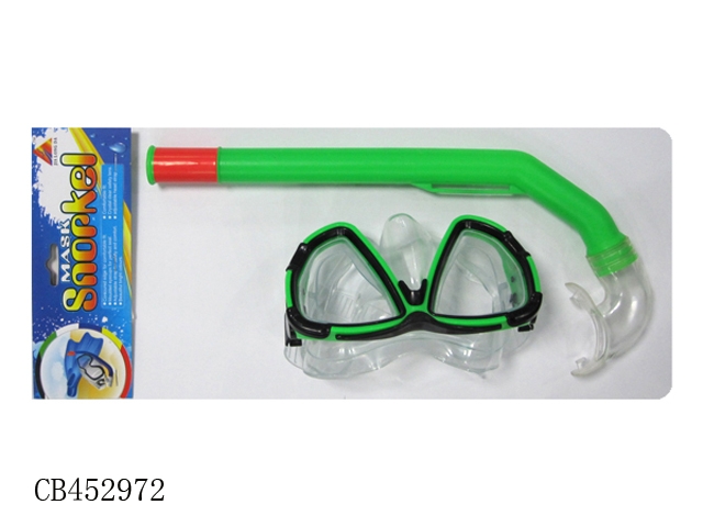 Swimming goggles + snorkel