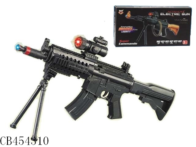 With light gunfire vibration gun (, 3XAA)