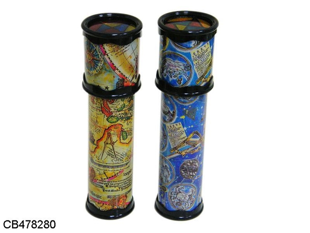 Double glass lens navigation, constellation pattern type magic kaleidoscope