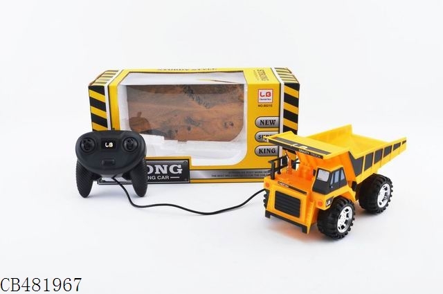 Wire controlled dump truck
