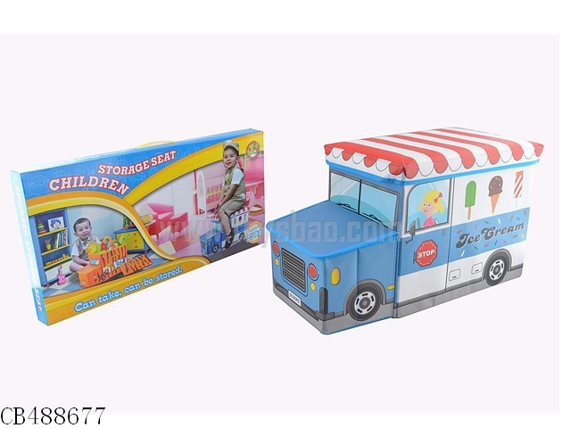 Receiving and storing stool - ice cream truck