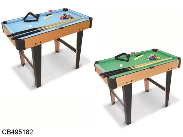 Wooden billiard table