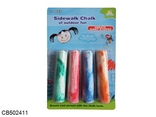 Color marble grain chalk 4 only