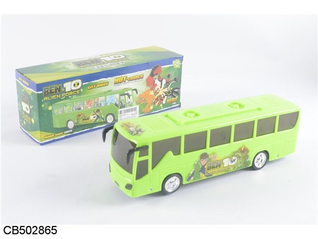 Electric bus with 4D light music without packet