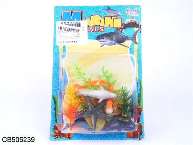 Solid marine animal set series