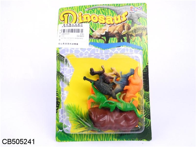 Solid dinosaur series animal set