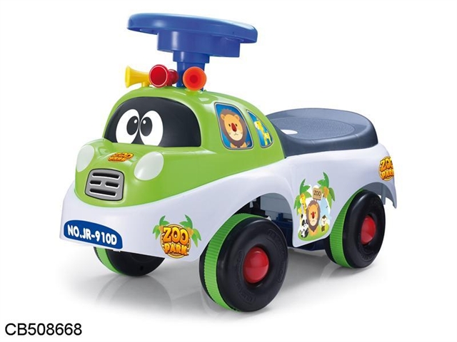 Green Zoo Baby New wheeled taxi to help step car with music