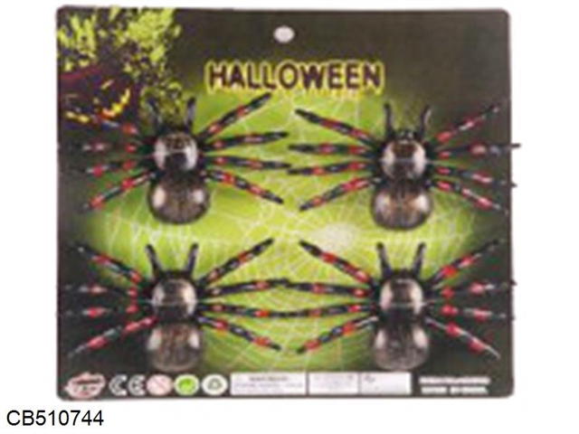 4PCS painting small spider