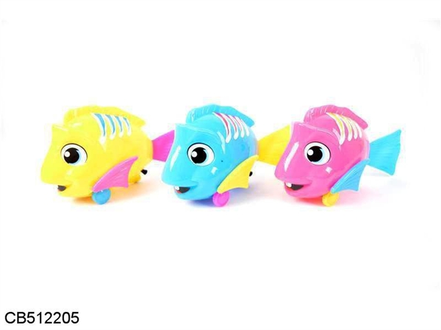 Solid color with Bell pull fish flash 3 color