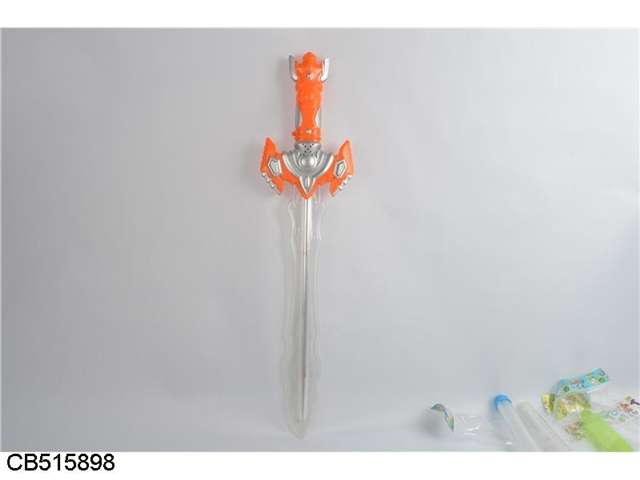 Solid color painting between the flash music space sword package 3*AA3 mixed color
