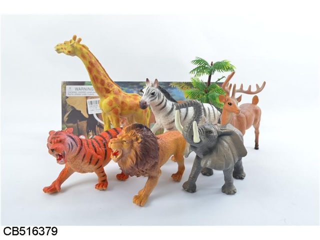 The 6 section of 5.5 inch forest animal