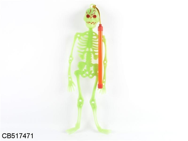 The skeleton frame flash luminous voice charged