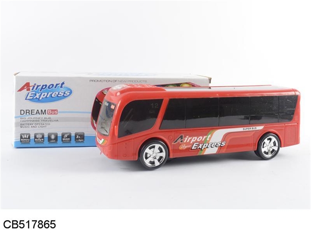 2 color 3D electric bus