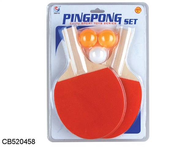 Small table tennis bat set