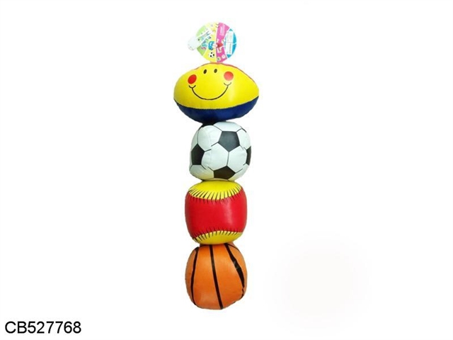 4 inch four ball (football, basketball, tennis.