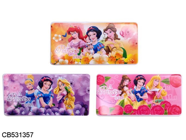 Folding puzzle stationery snow white three mixed map