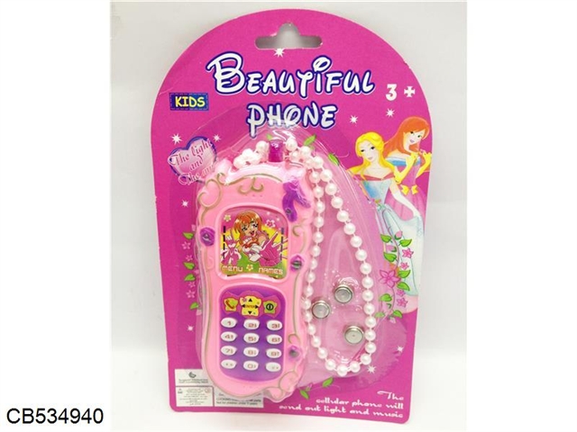 Barbie music and lighting mobile phone 2 color mix