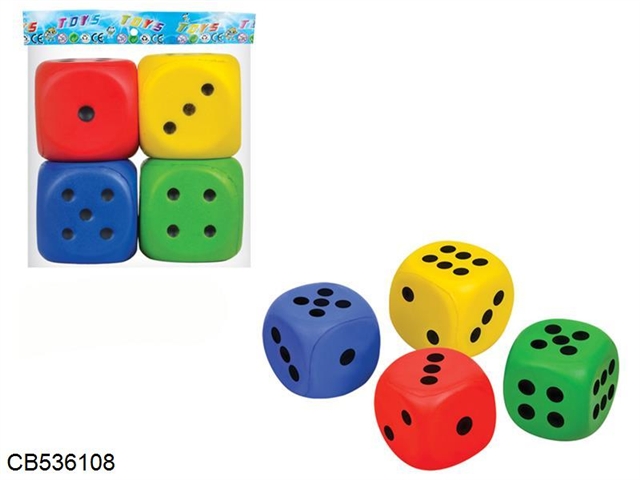 1.5 inch dice (4 pcs / bag)