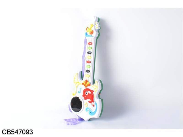 Cartoon Dolphin Electronic Guitar with 3D Light