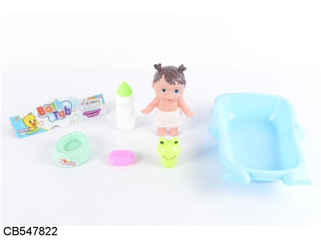 Whale bath female Doll Set