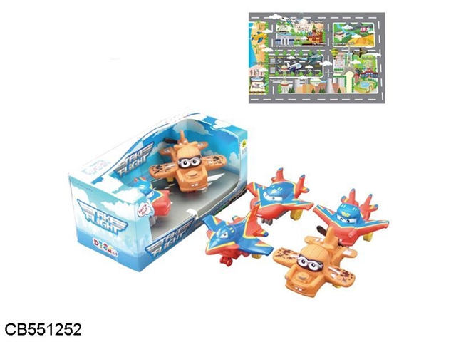 2 Pack cartoon back plane