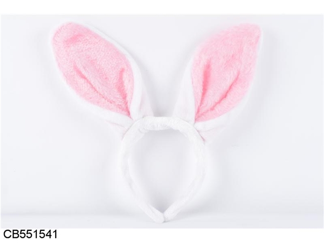 Stuffed rabbit ear hair clip