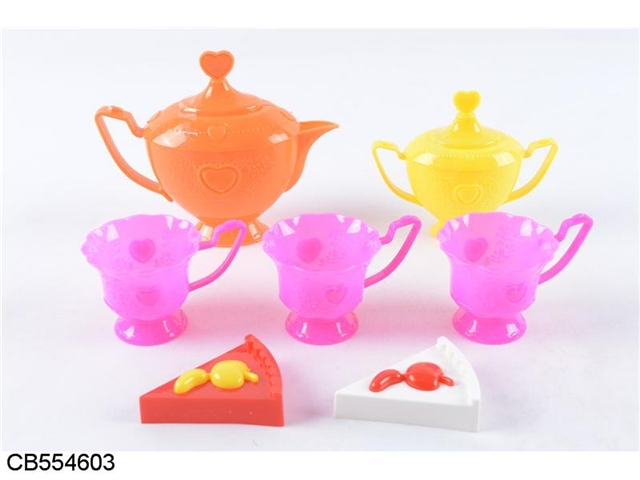 Tea set (multicolor mixing)