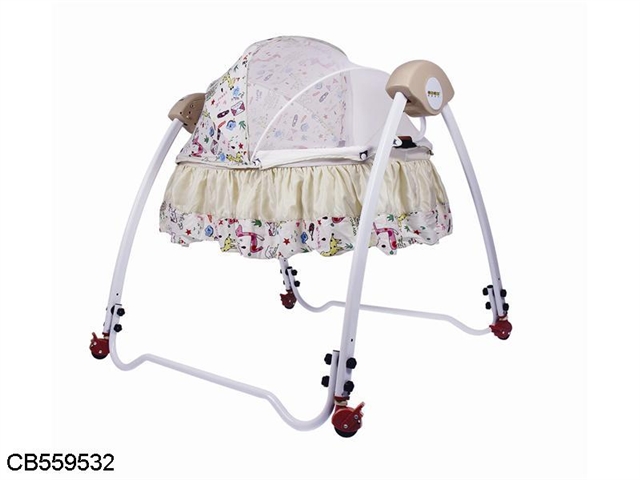 Electric cradle for baby (white)