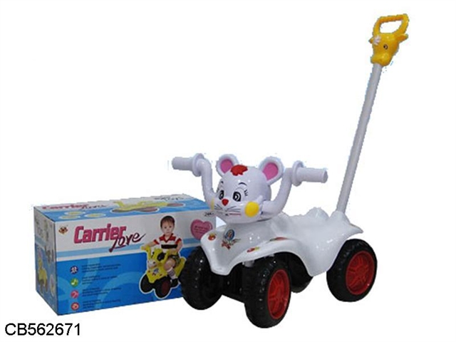 Cartoon rabbit glide stroller