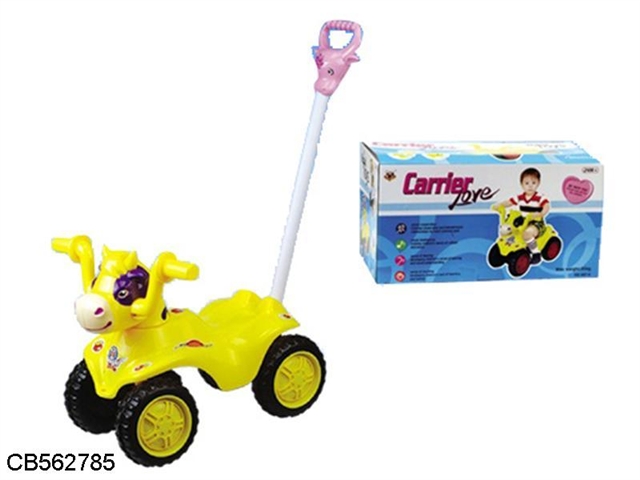 Cartoon cow glide stroller