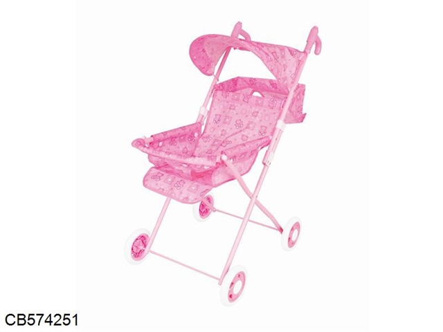 Universal hand baby sun shading trolley (iron) EVA wheel