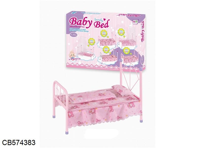 Iron baby bed