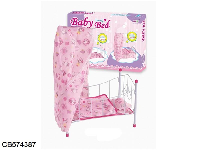 Iron baby bed