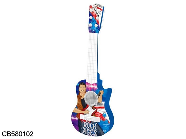 Music lighting dual-purpose plucked guitar