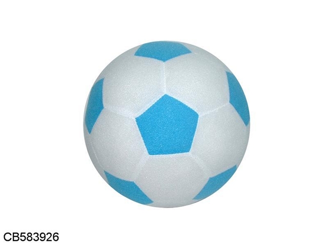 The bell 4 "blue and white cotton filled football