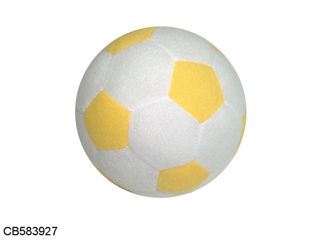 4 "bell yellow and white cotton filled football