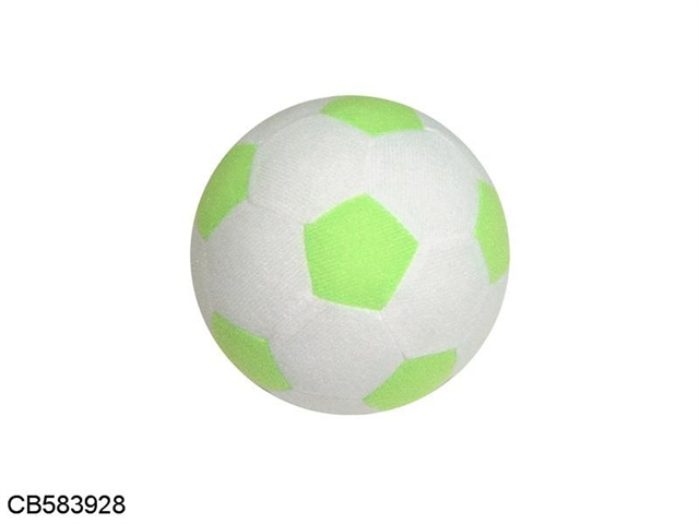 4 "bell green and white cotton filled football