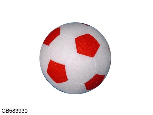 4 "red and white football fill cotton bell