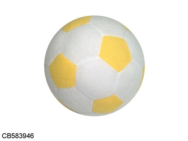 6 "bell yellow and white cotton filled football