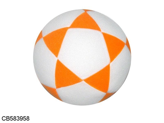 6 "bell star orange ball filling cotton