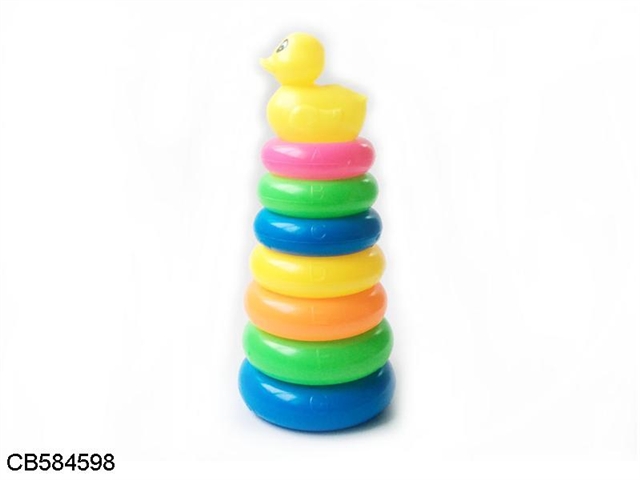 Rainbow ring 7 layer duck