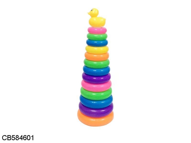 Rainbow ring 13 layer duck