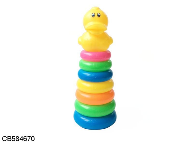 Rainbow ring 7 big duck