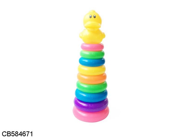 Rainbow ring 9 big duck