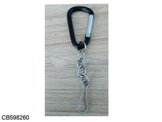 4CM D +1.4*10mm +1.6mm0 single ring shaped climbing buckle word chain 4 +25mm Zhu Dankou