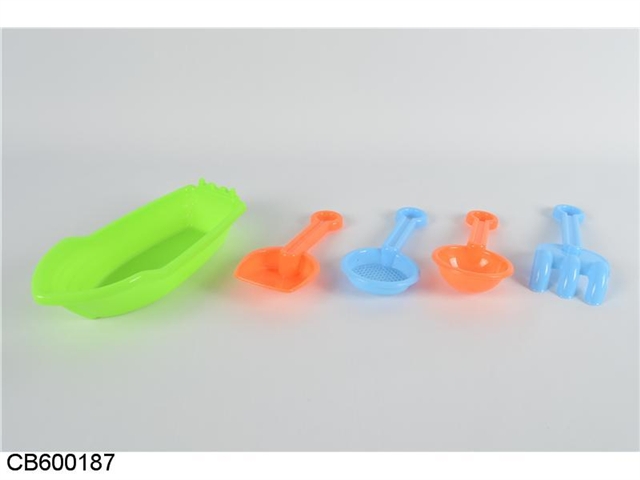 5 pieces of 2 colors mixed Zhuang beach toys