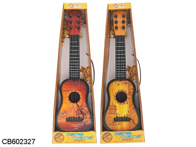 17 inch Chinese style wooden guitar 2 mixed models